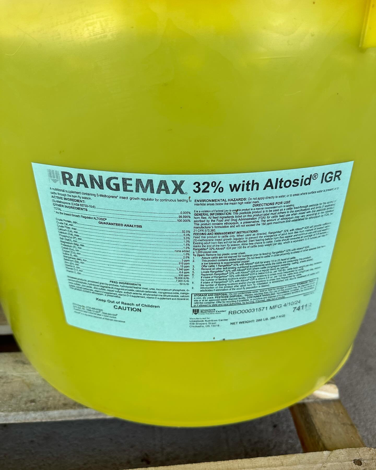 LNC RangeMax 32% tub IGR #200