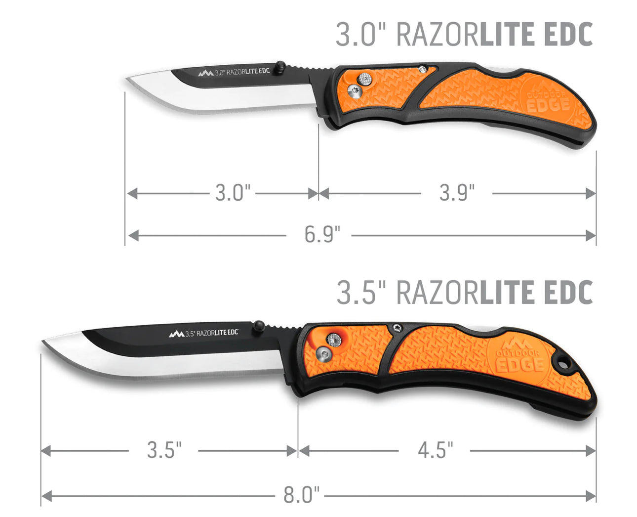 Razorlite EDC 3.5” Orange