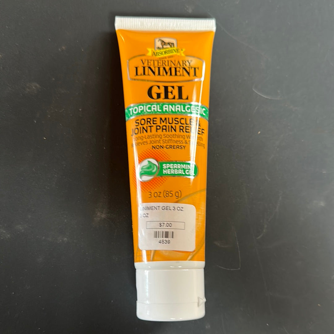 LINIMENT GEL 3 OZ