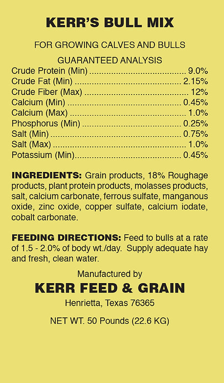 Kerr's Bull Mix