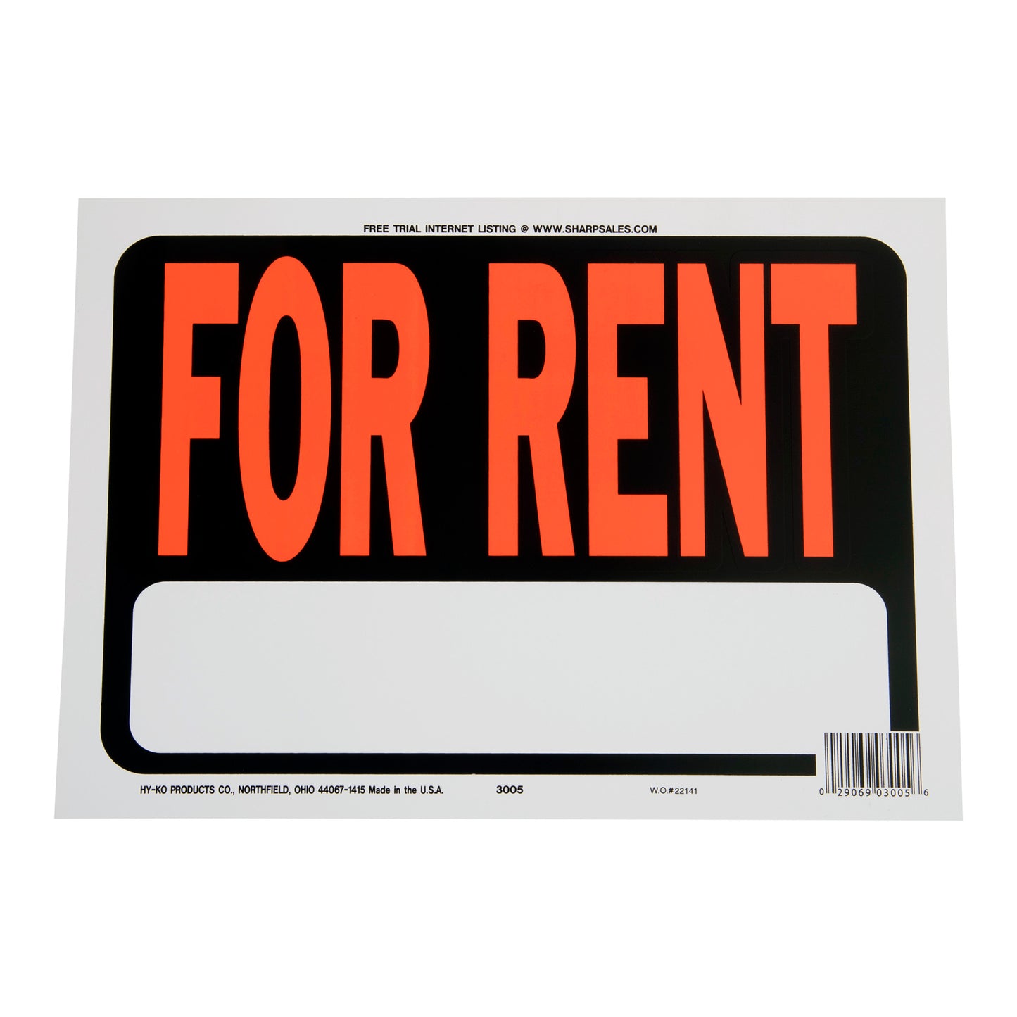 Sign For Rent