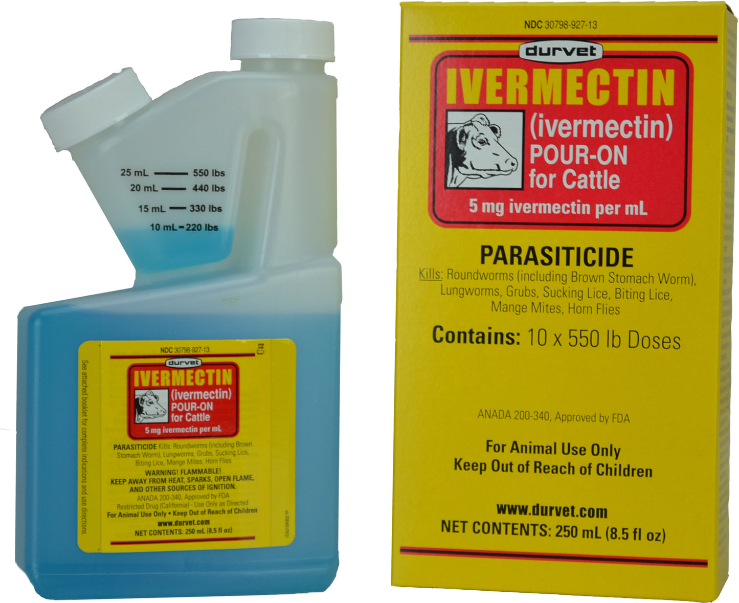 Durvet Ivermectin Pour-on (250ml)