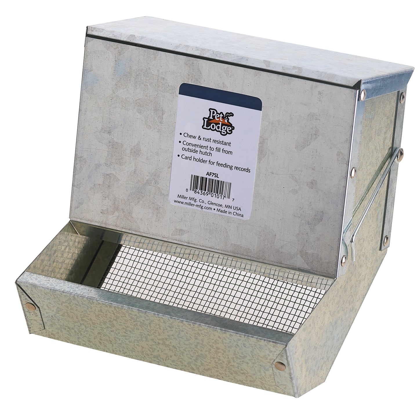 Feeder Rabbit Metal 7"