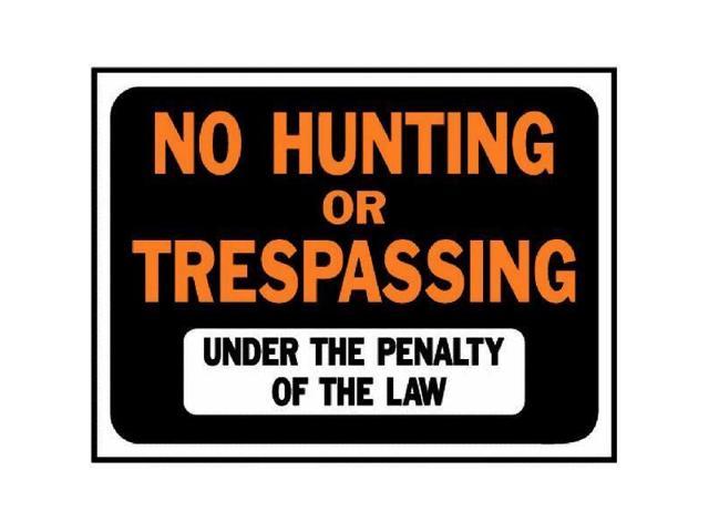 Sign No Hunting/Trespassing