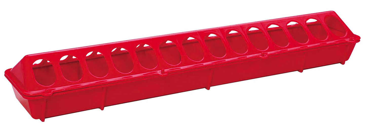 Feeder flip top red plastic
