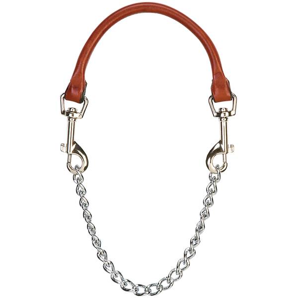 Leather chain Goat Collar 26"