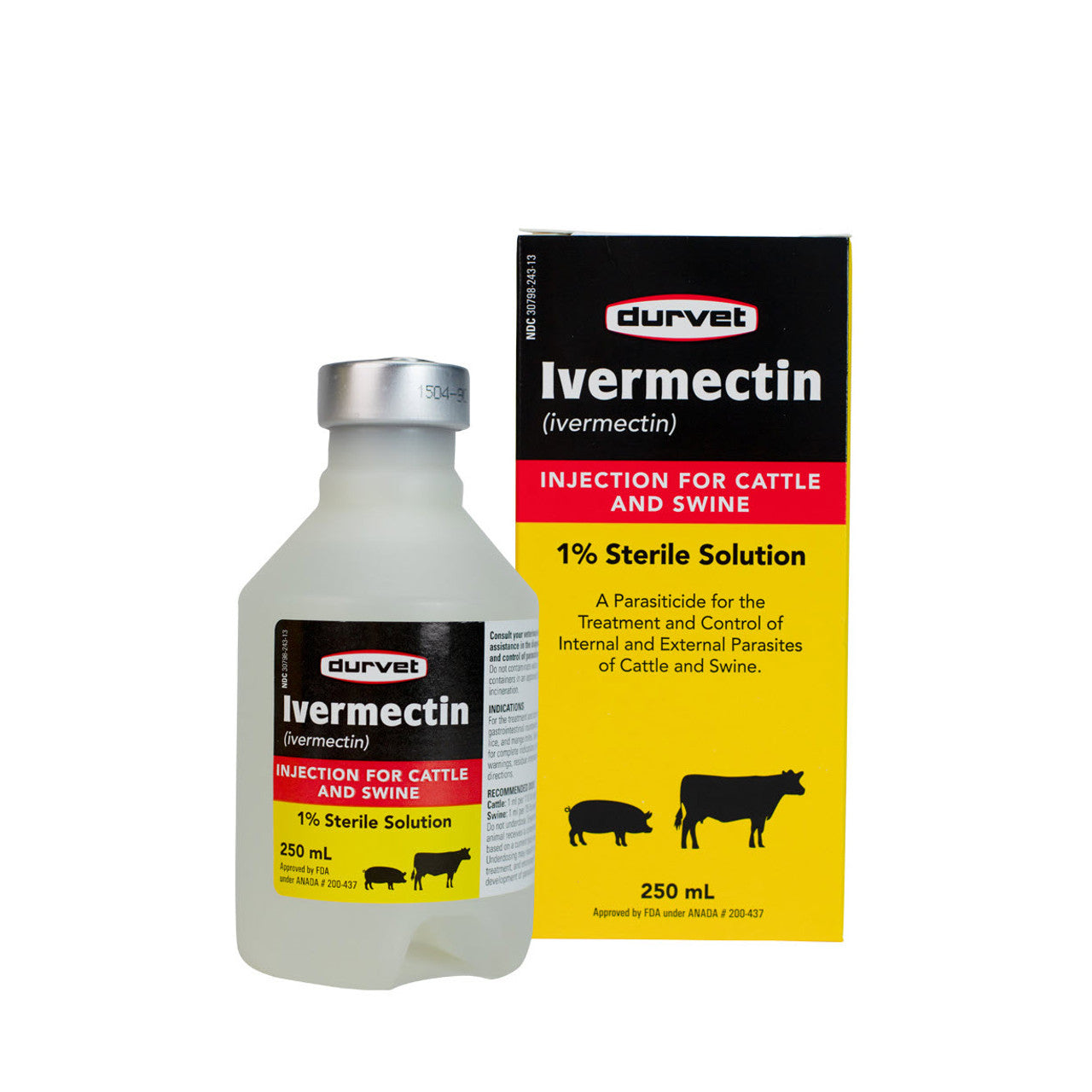 Durvet Ivermectin Injectable 250mL