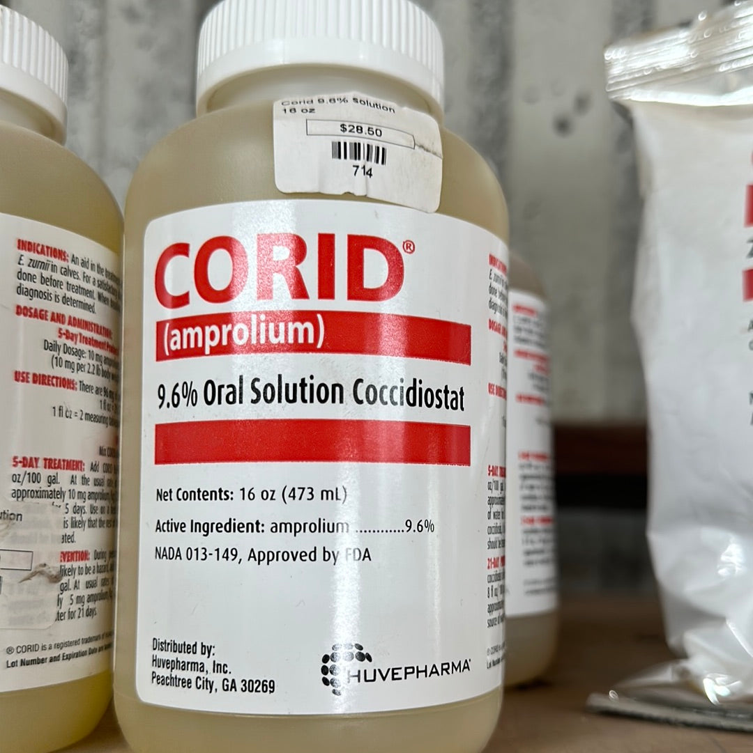 Corid 9.6% solution – Krum Feed Store