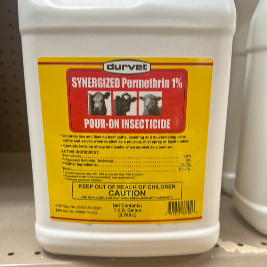 Durvet Fly Permethrin 1% Synergized Pour
