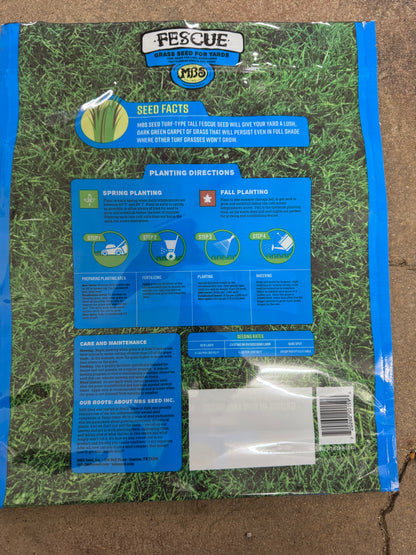 MBS TURF TYPE TALL FESCUE