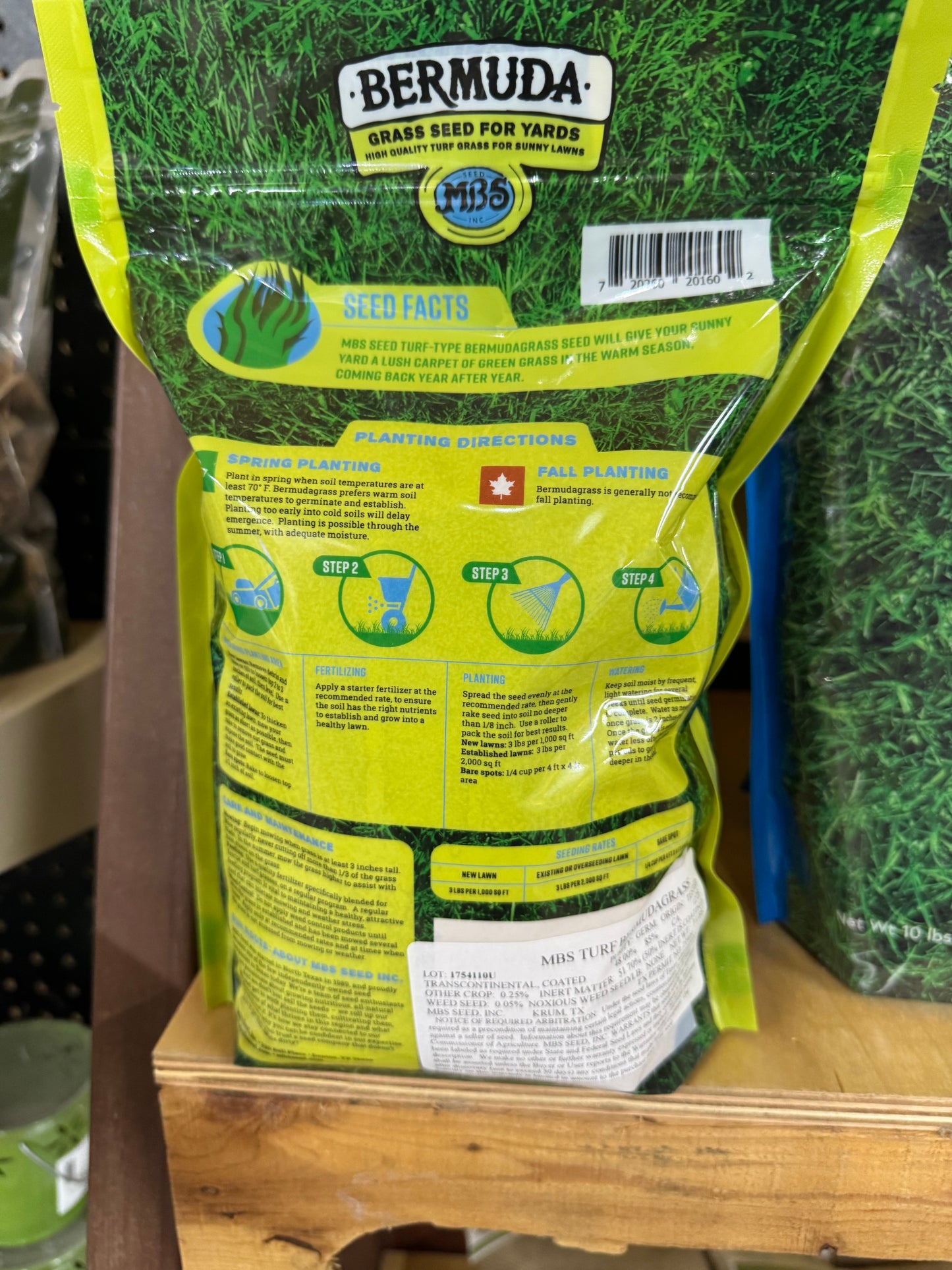 Bermudagrass 3 lb bag