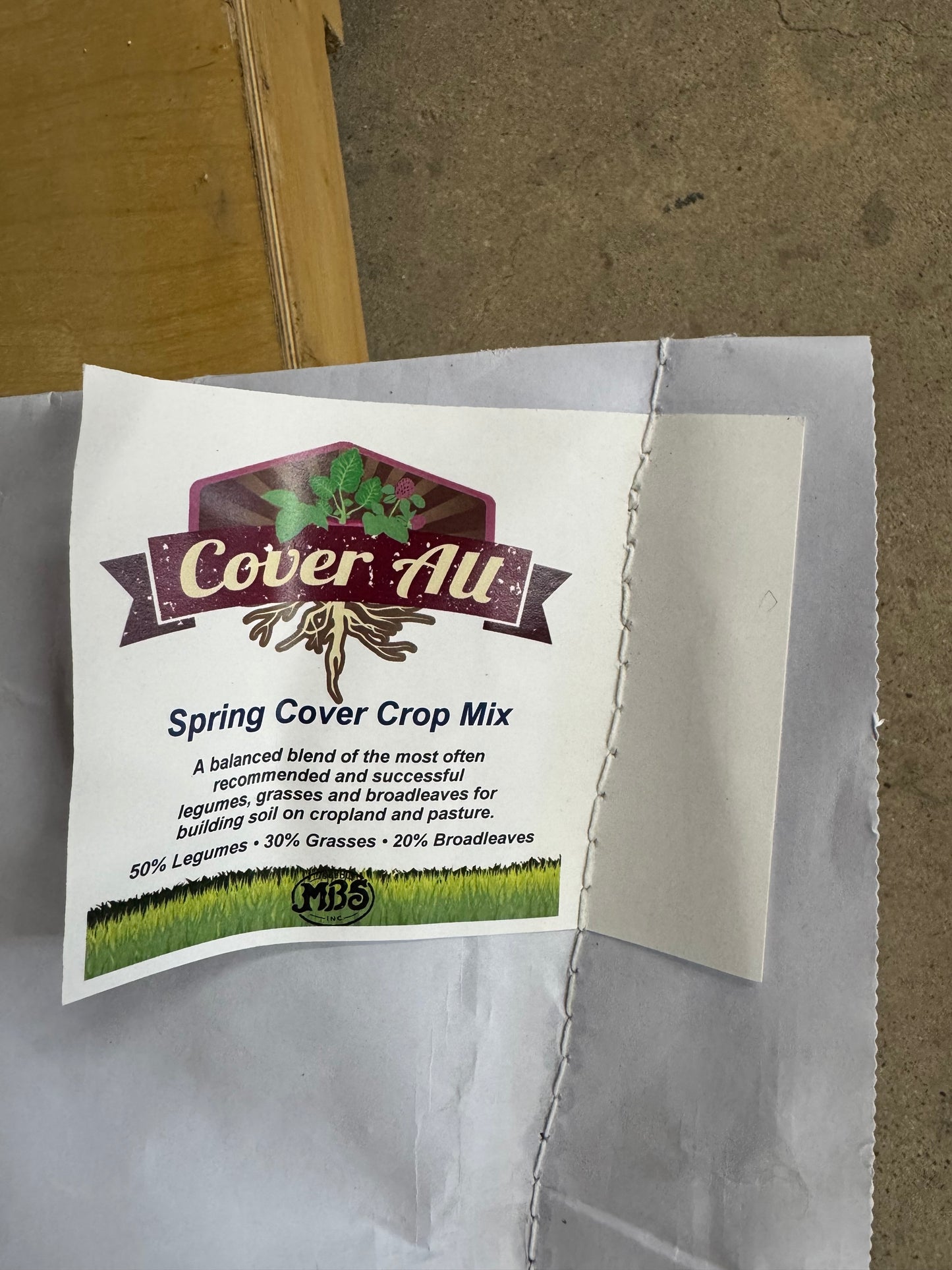 MBS COVER-ALL SPRING COVER MIX 40 lb.