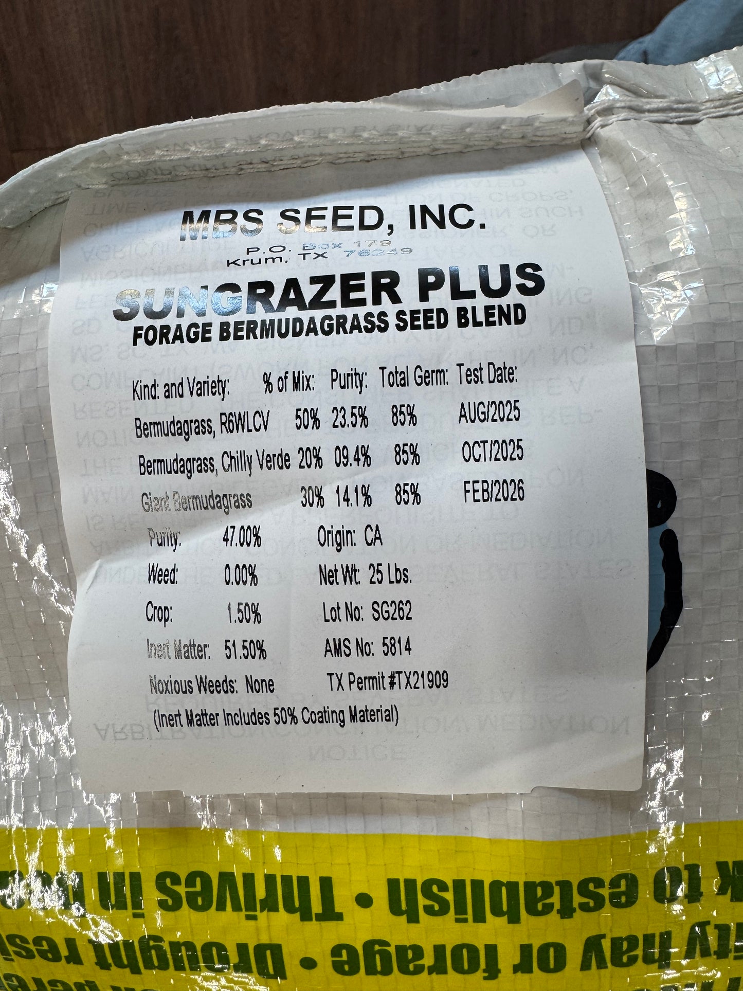 MBS Sungrazer Plus 25 lb.