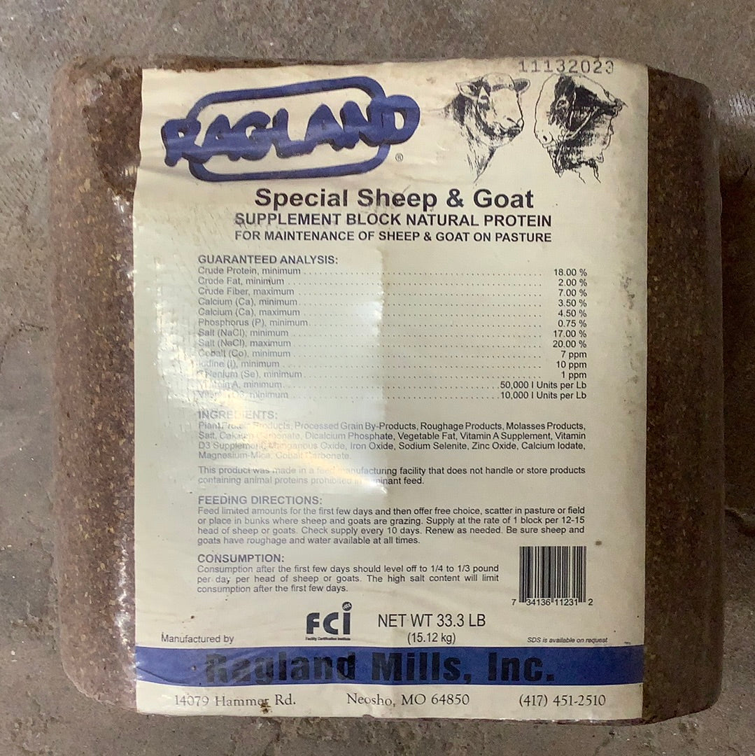 Sheep & Goat Block – Krum Feed Store