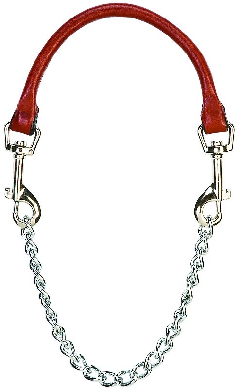 Goat Collar Leather chain 28"