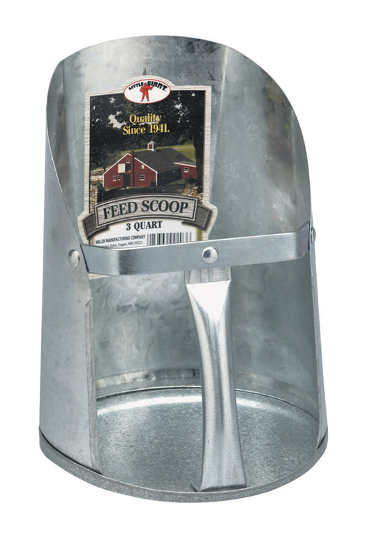Scoop Feed Galvinized 3 qt