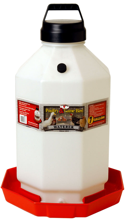 waterer poultry 7 gal plas