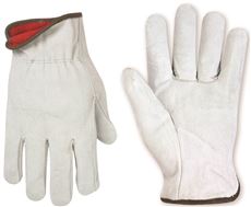 Glove cowhide lined lg